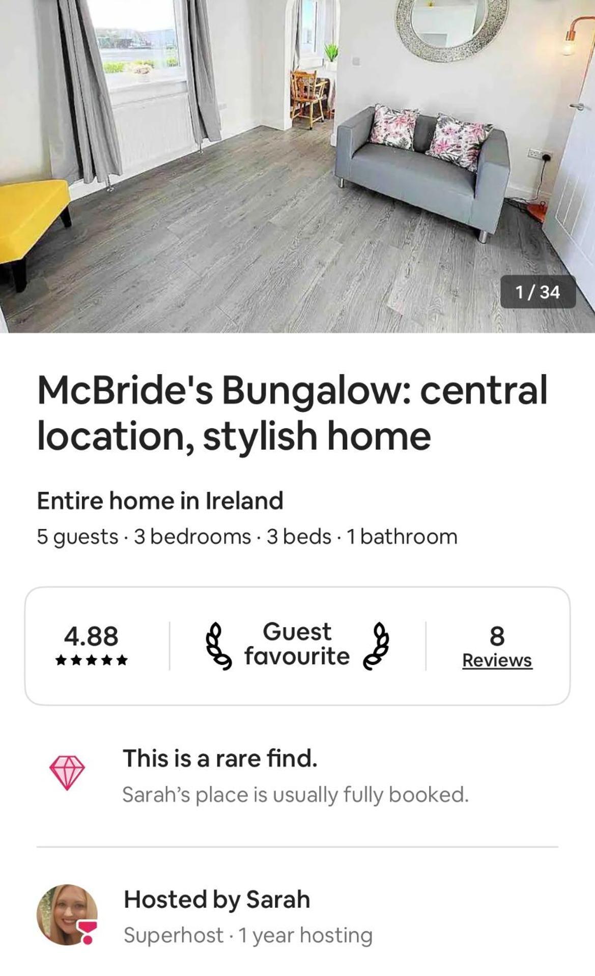 Mcbride'S Bungalow, Chapel Road Dungloe ドネゴール エクステリア 写真